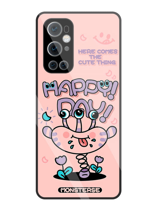 Happy Day Monsterse Pink  Glass Case For OnePlus 9 Pro