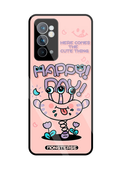 Happy Day Monsterse Pink  Glass Case For OnePlus 9RT