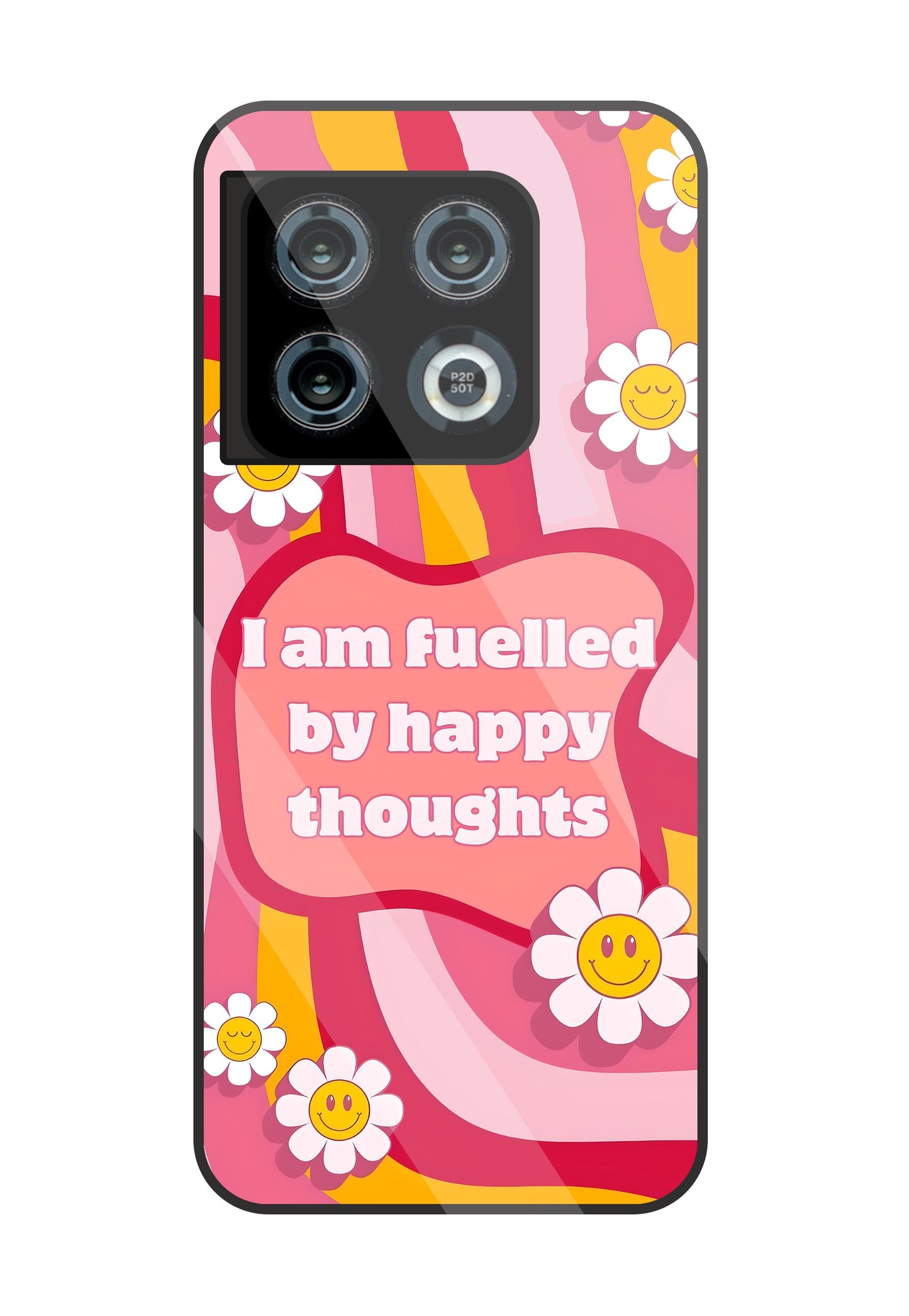 Happy Thoughts Glass Case For OnePlus 10 Pro