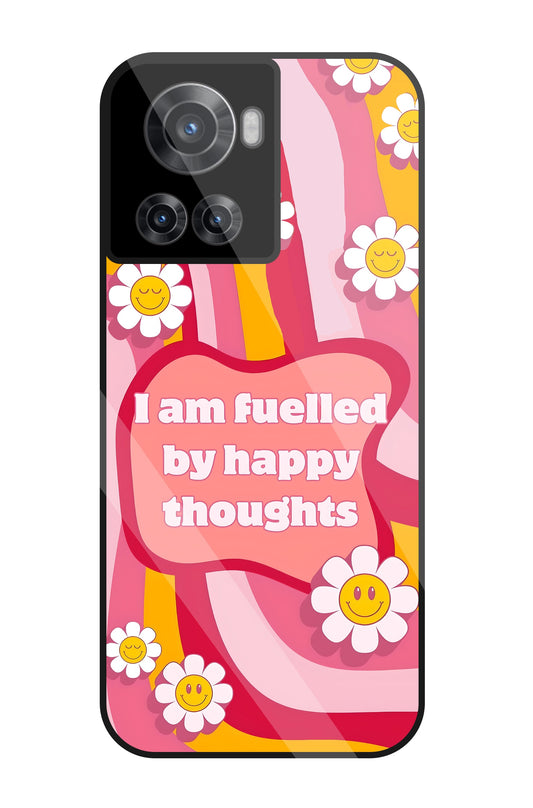 Happy Thoughts Glass Case For OnePlus 10R