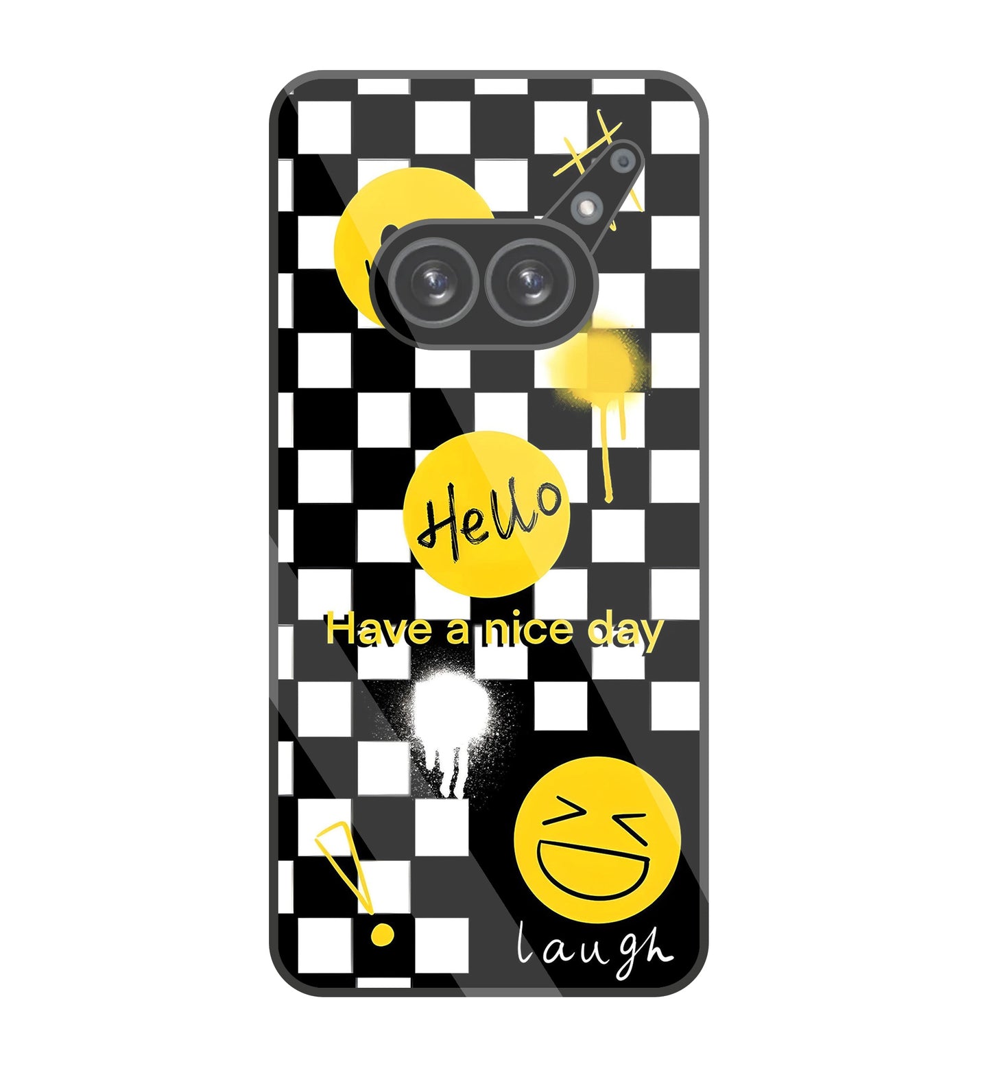 Have A Nice Day Glass Case For Nothing Phone 2A