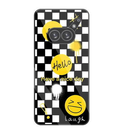 Have A Nice Day Glass Case For Nothing Phone 2A