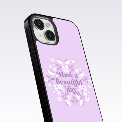 Have A Beautiful Day Pink Glass Case For OnePlus 12R