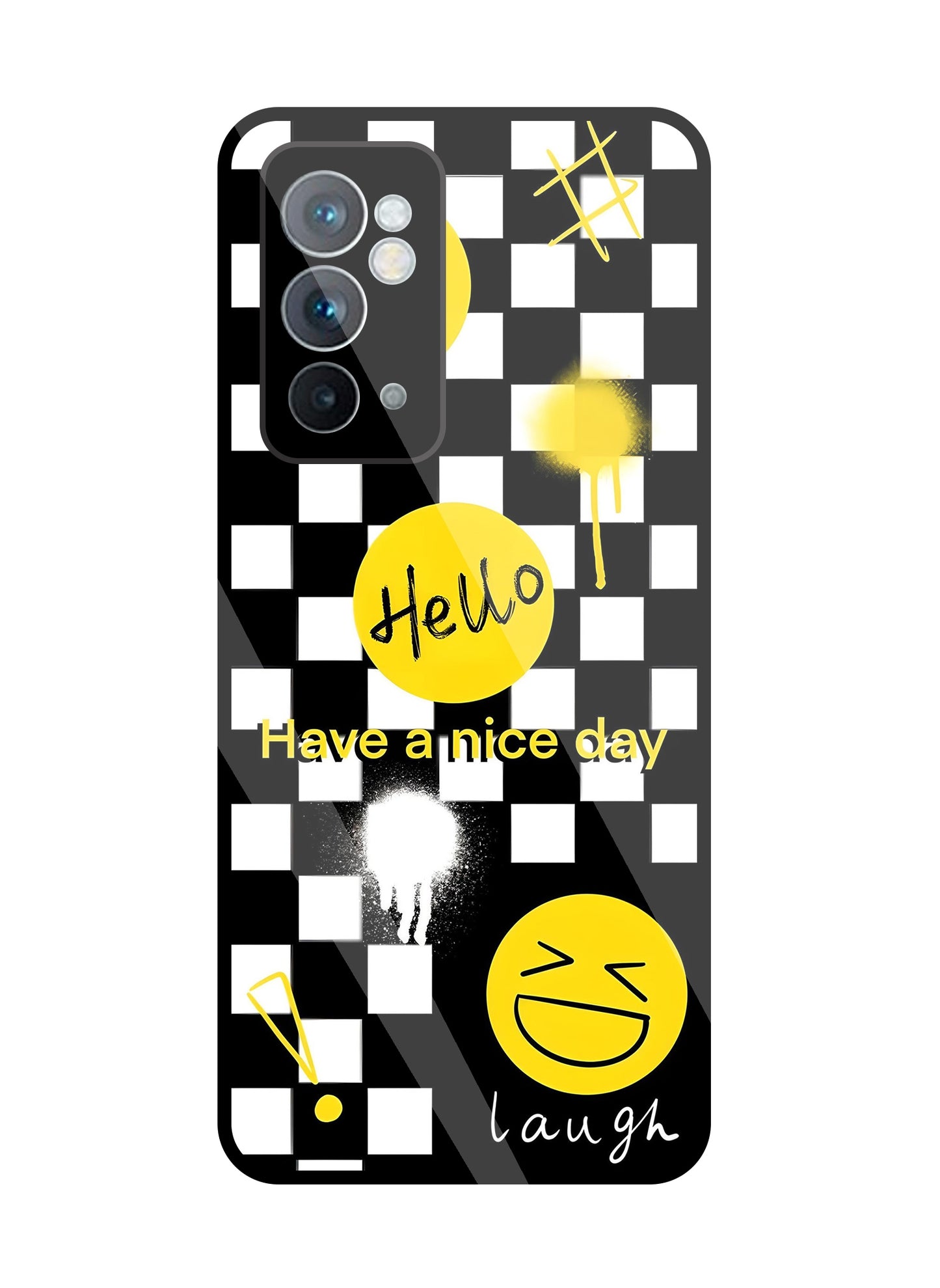 Have A Nice Day  Glass Case For OnePlus 9RT