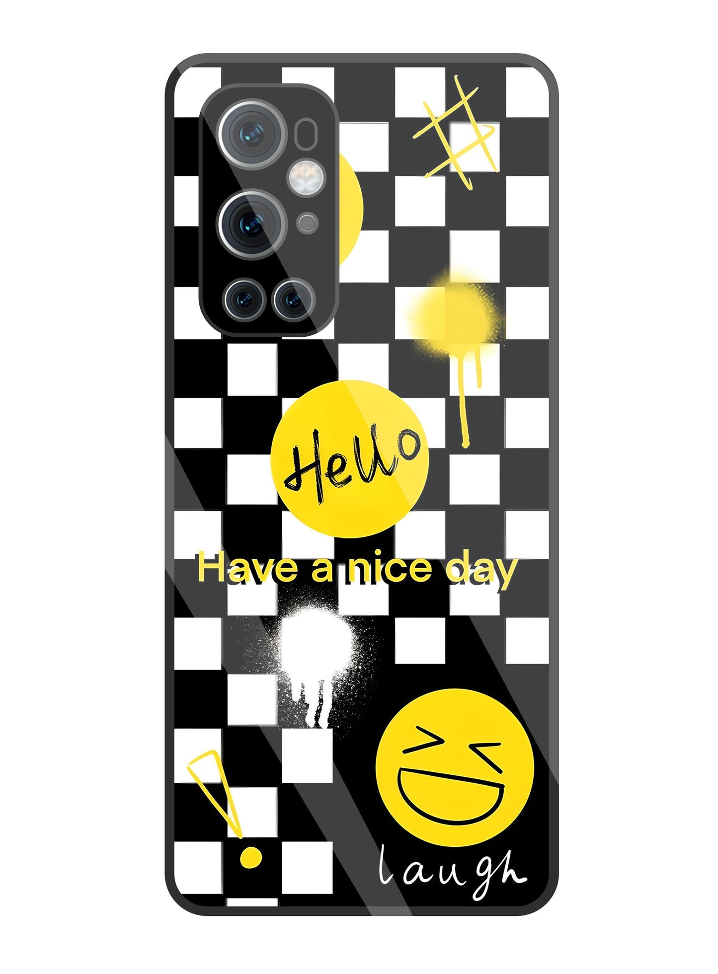 Have A Nice Day  Glass Case For OnePlus 9 Pro
