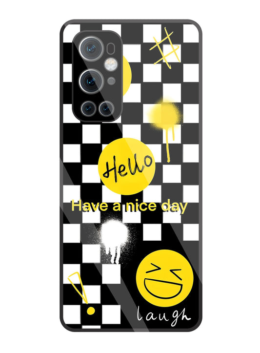 Have A Nice Day  Glass Case For OnePlus 9 Pro