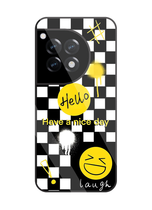 Have A Nice Day Glass Case For OnePlus 12R