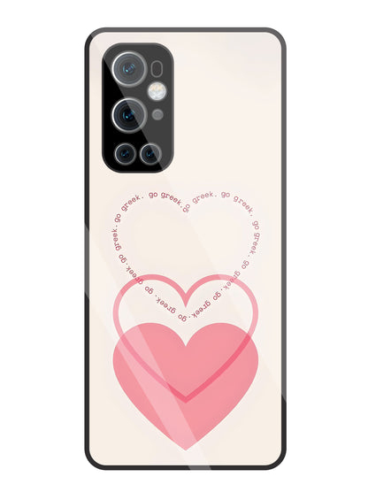 Heart Glass Case For OnePlus 9 Pro