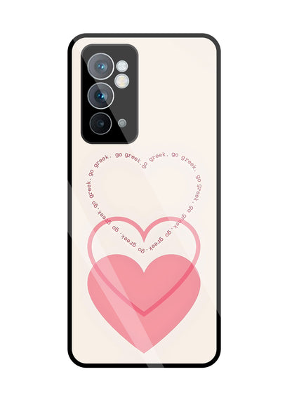 Heart Glass Case For OnePlus 9RT