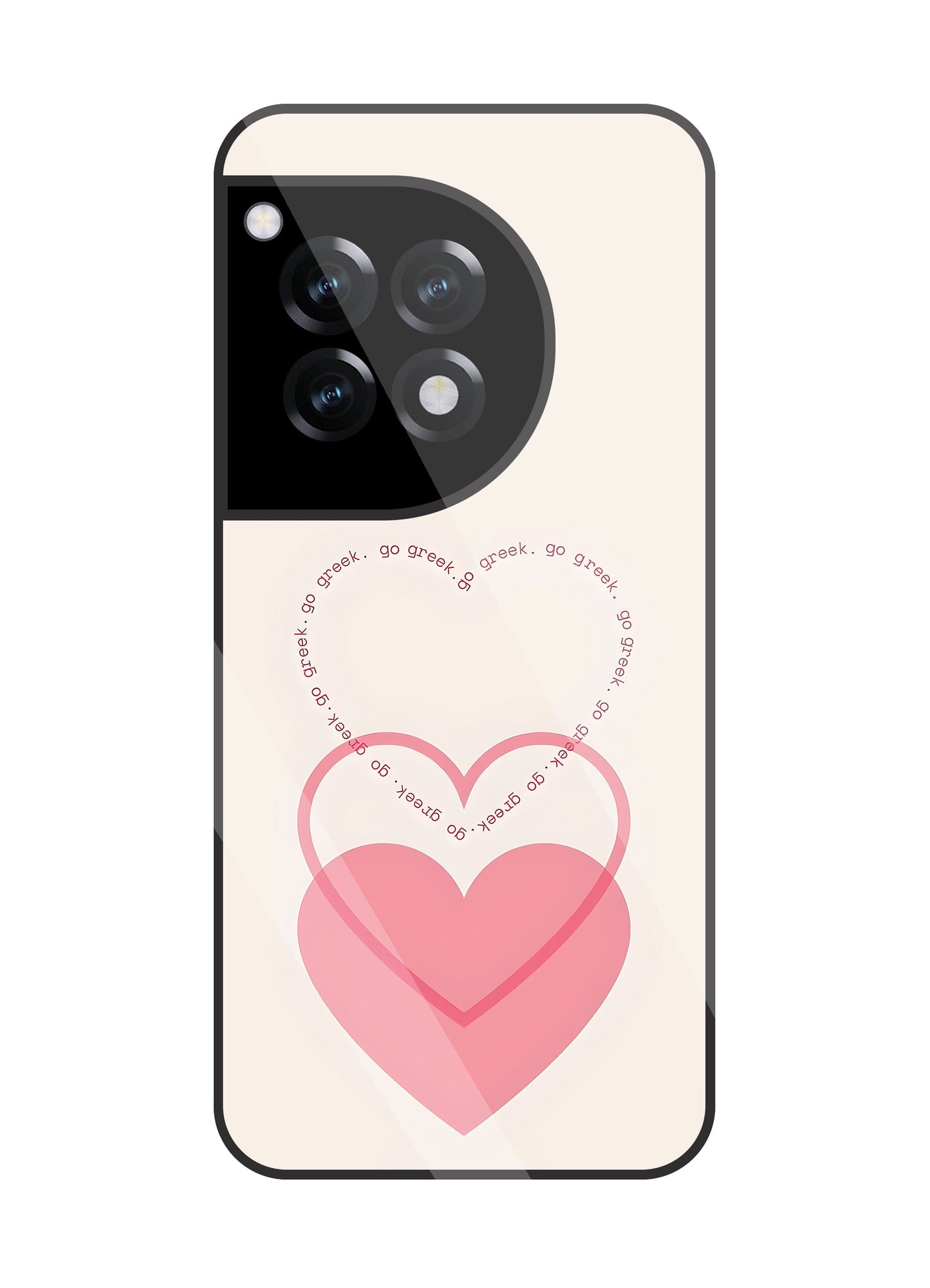 Heart Glass Case For OnePlus 12R