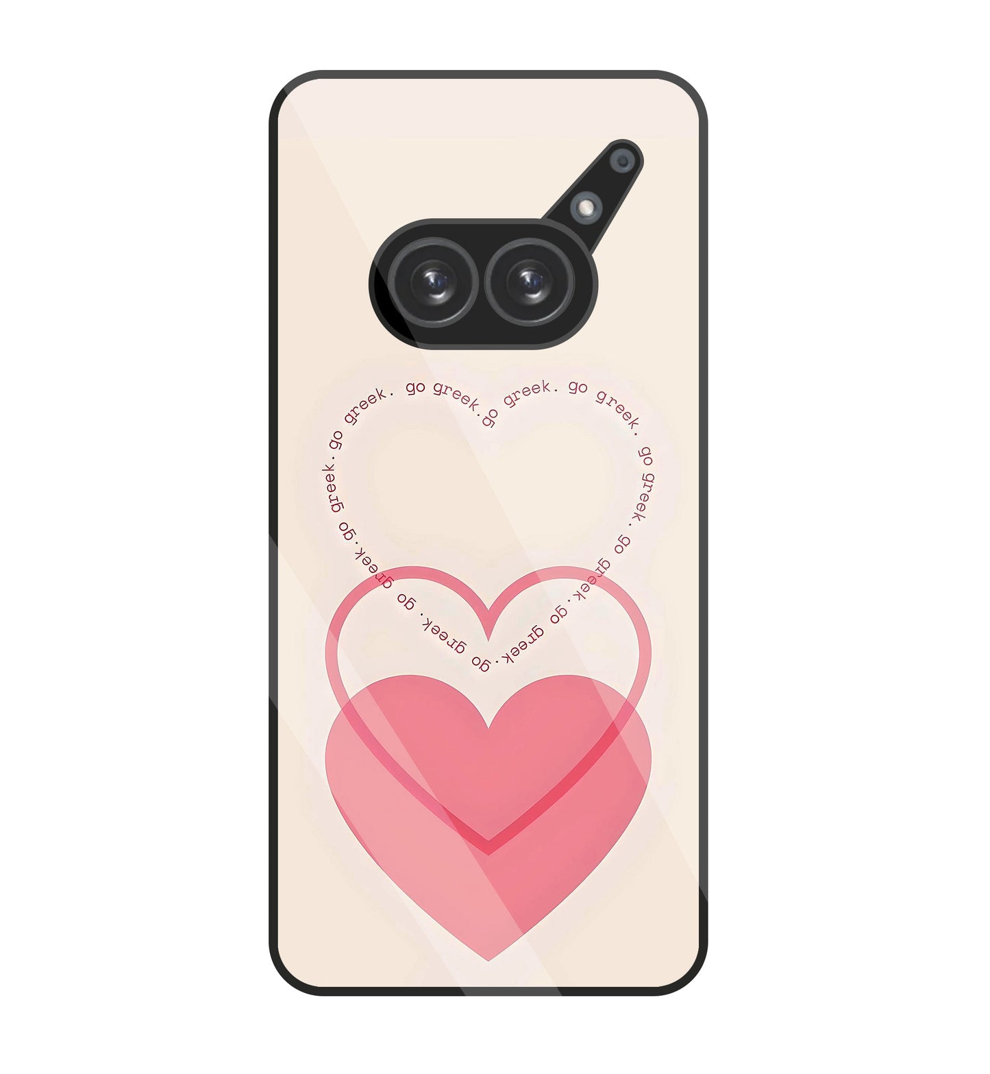 Heart Glass Case For Nothing Phone 2A