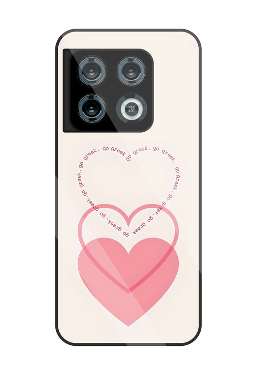Heart Glass Case For OnePlus 10 Pro