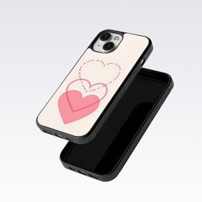Heart Glass Case For OnePlus 10 Pro
