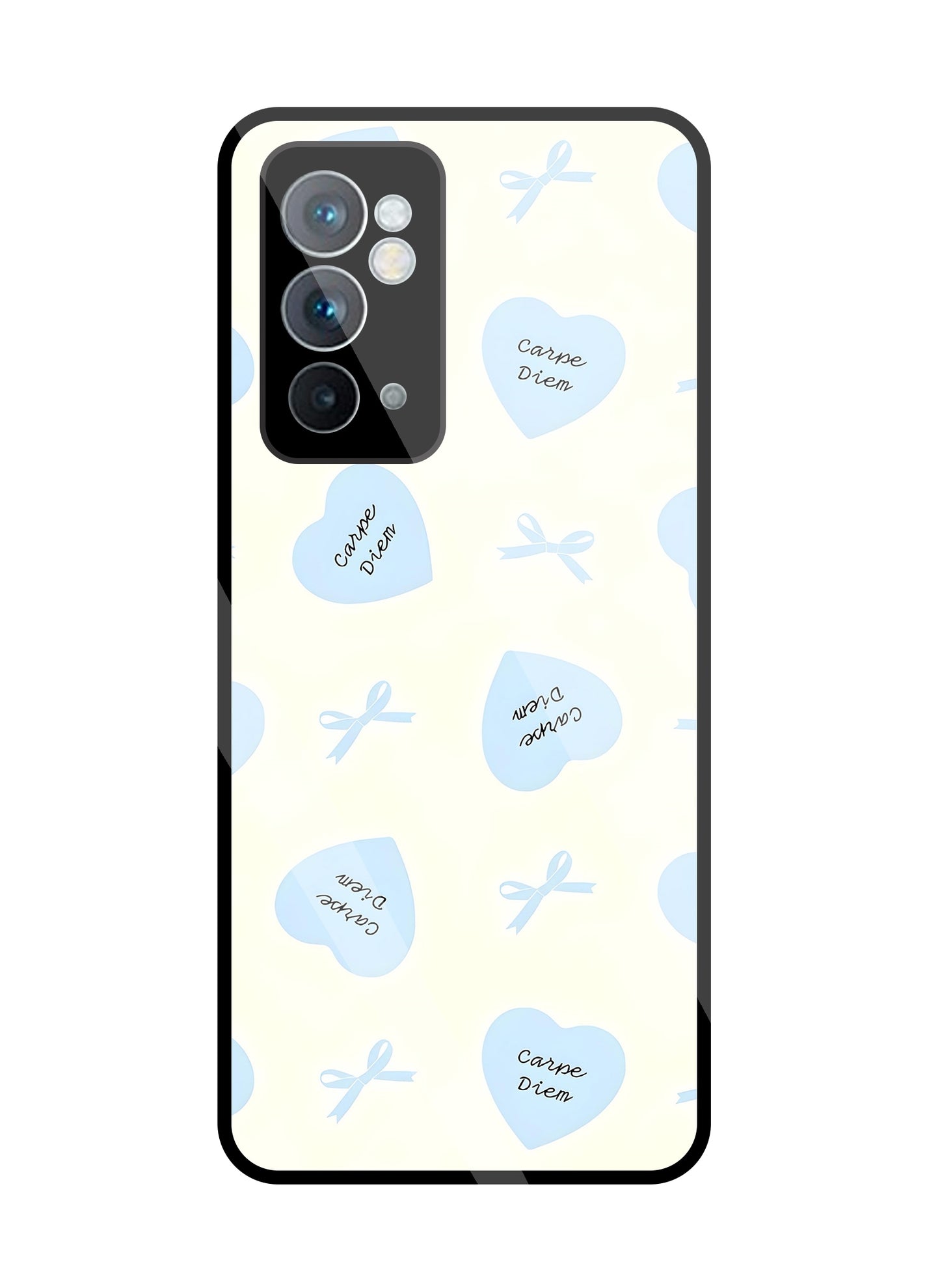 Heart Carpe Diem Glass Case For OnePlus 9RT