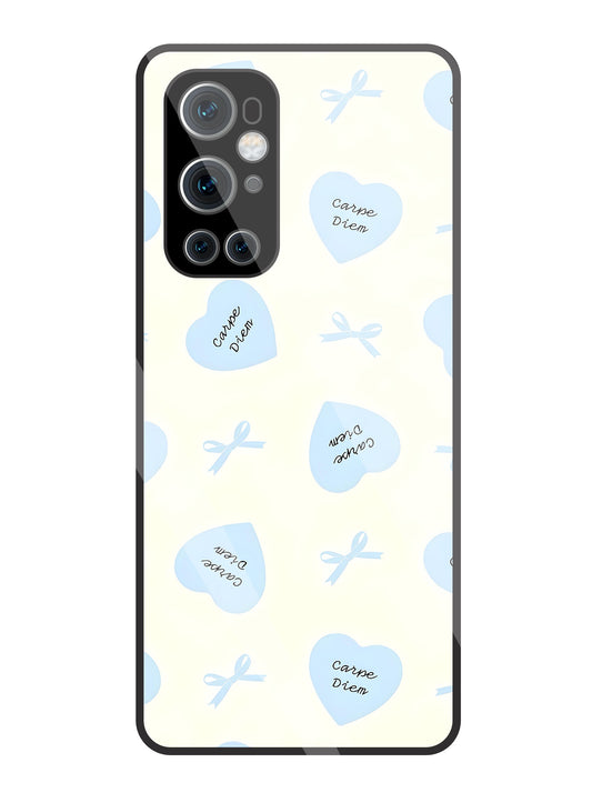 Heart Carpe Diem Glass Case For OnePlus 9 Pro