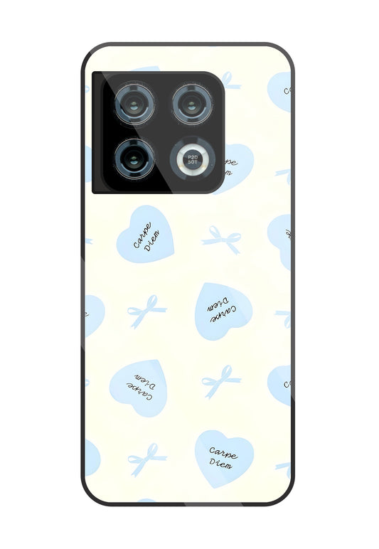 Heart Carpe Diem Glass Case For OnePlus 10 Pro
