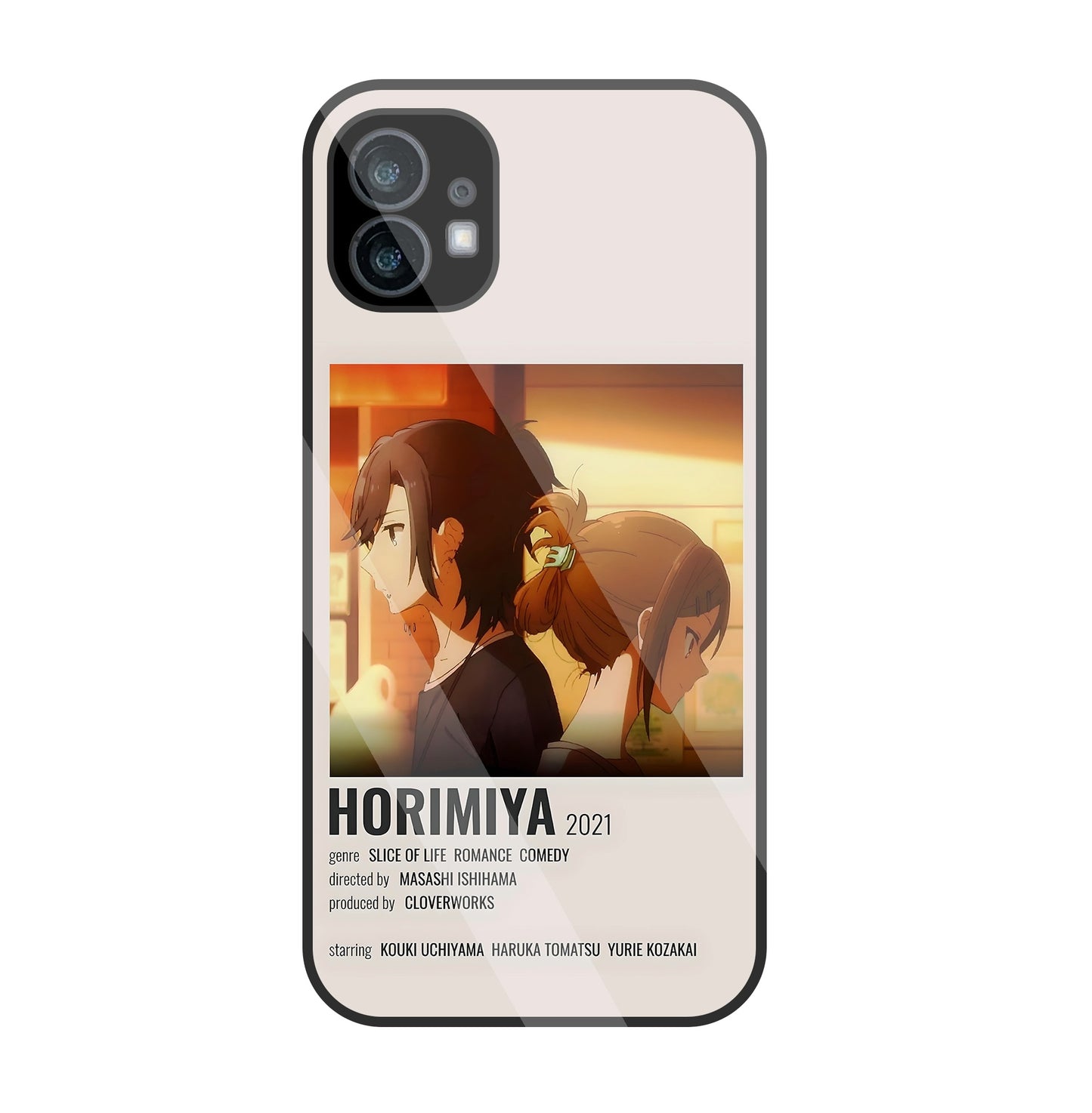 Horimiya Glass Case For Nothing Phone 1