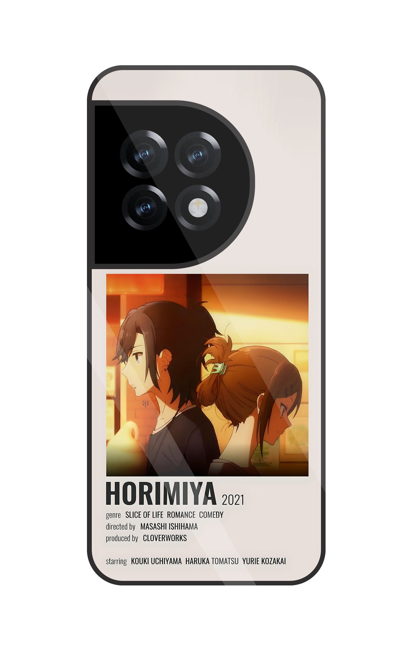 Horimiya Glass Case For OnePlus 11R