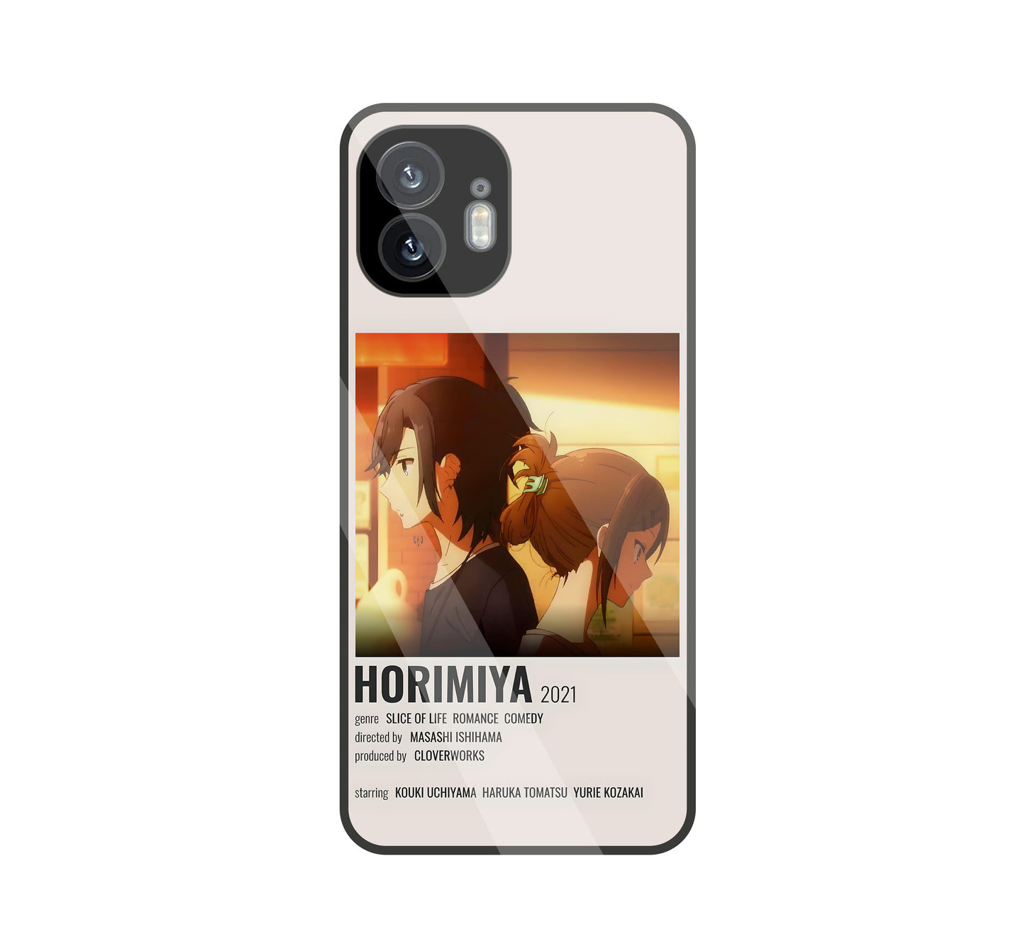 Horimiya Glass Case For Nothing Phone 2