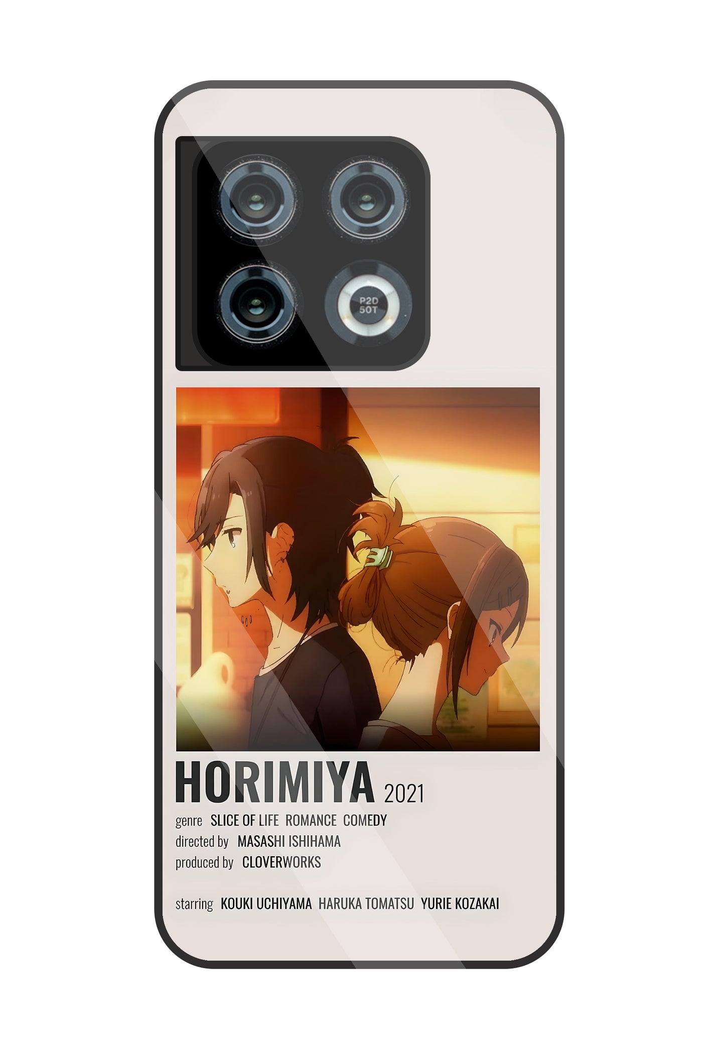 Horimiya Glass Case For OnePlus 10 Pro