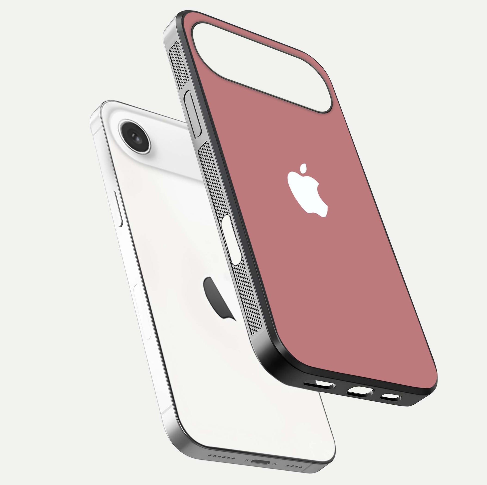 Apple Harmony Glass Case for iPhone Air  floating dual view capturing reflective texture and premium protection