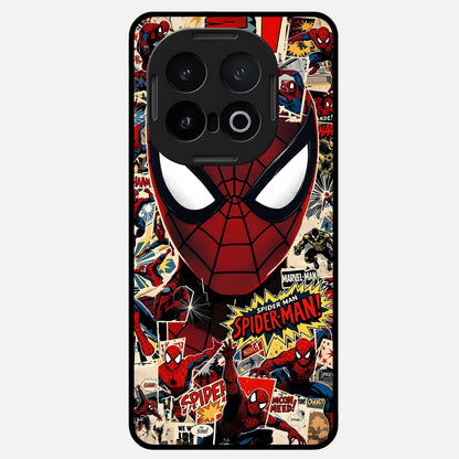  Aesthetic Wonder Spider Glass Case for iQOO 13 back cover – full design glossy printed glass finish