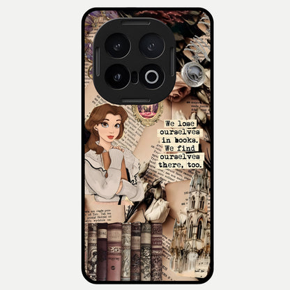  Bookish Dream World Glass Case for iQOO 13 back cover – full design glossy printed glass finish
