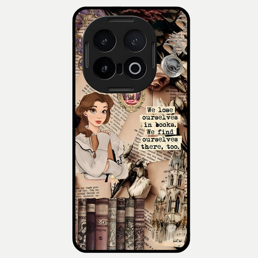  Bookish Dream World Glass Case for iQOO 13 back cover – full design glossy printed glass finish