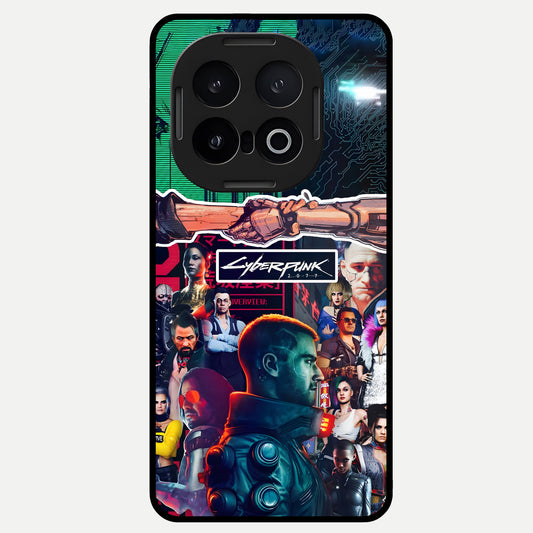  CYBERPUNK Legacy Glass Case for iQOO 13 back cover – full design glossy printed glass finish