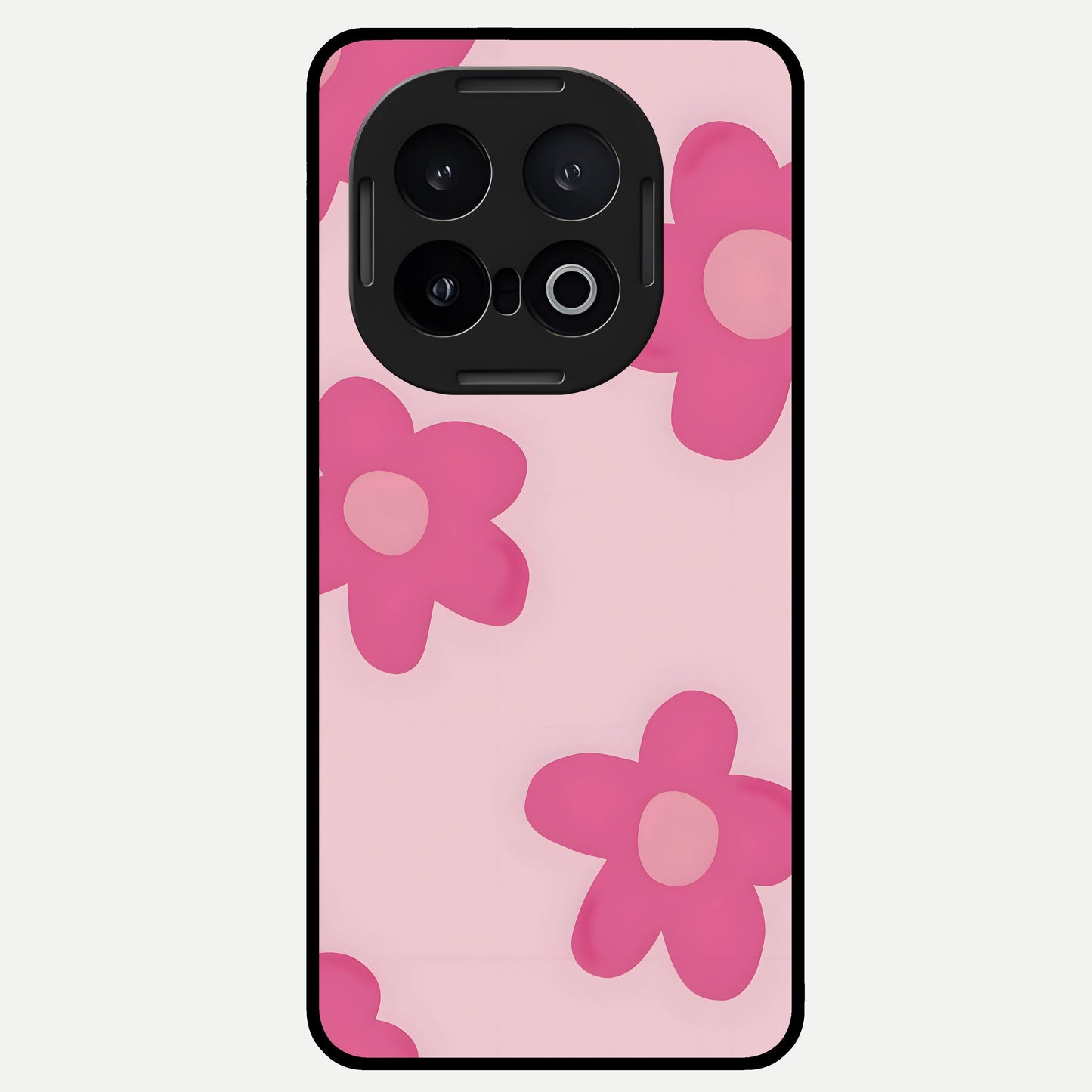  Candy Bloom Dreams Glass Case for iQOO 13 back cover – full design glossy printed glass finish