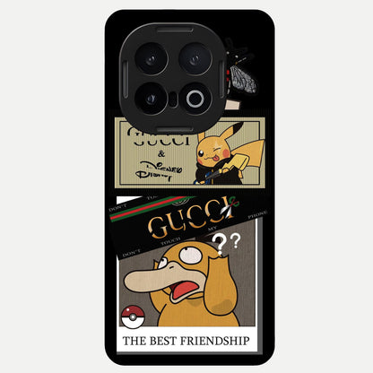  Cartoon Brand Play Mashup Glass Case for iQOO 13 back cover – full design glossy printed glass finish