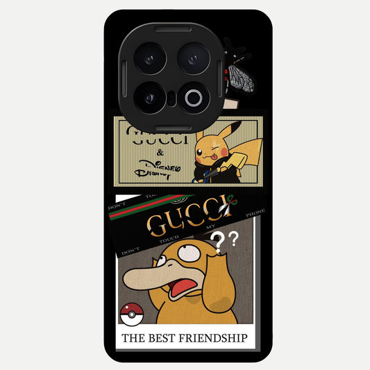  Cartoon Brand Play Mashup Glass Case for iQOO 13 back cover – full design glossy printed glass finish