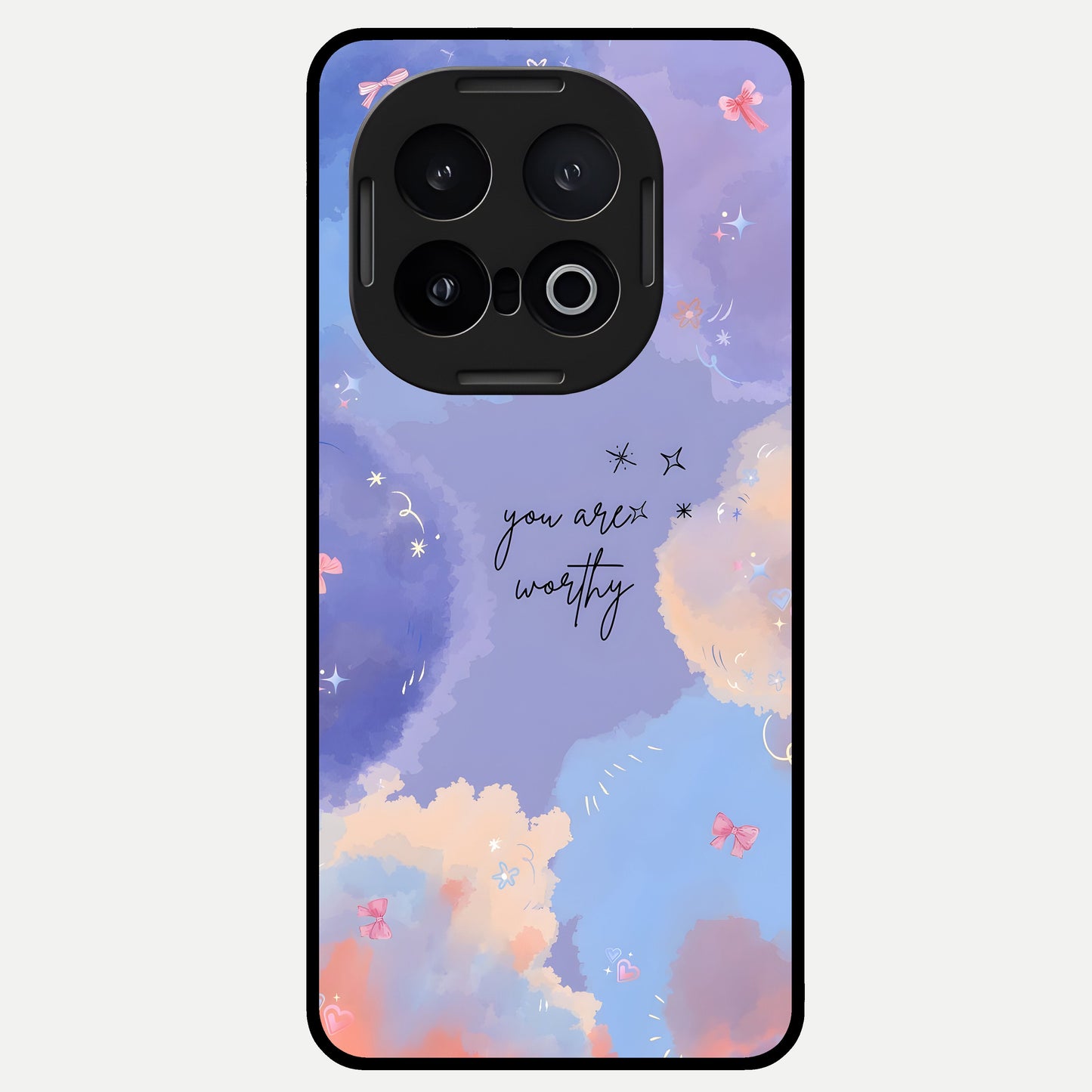  Celestial Cloud Magic Glass Case for iQOO 13 back cover – full design glossy printed glass finish