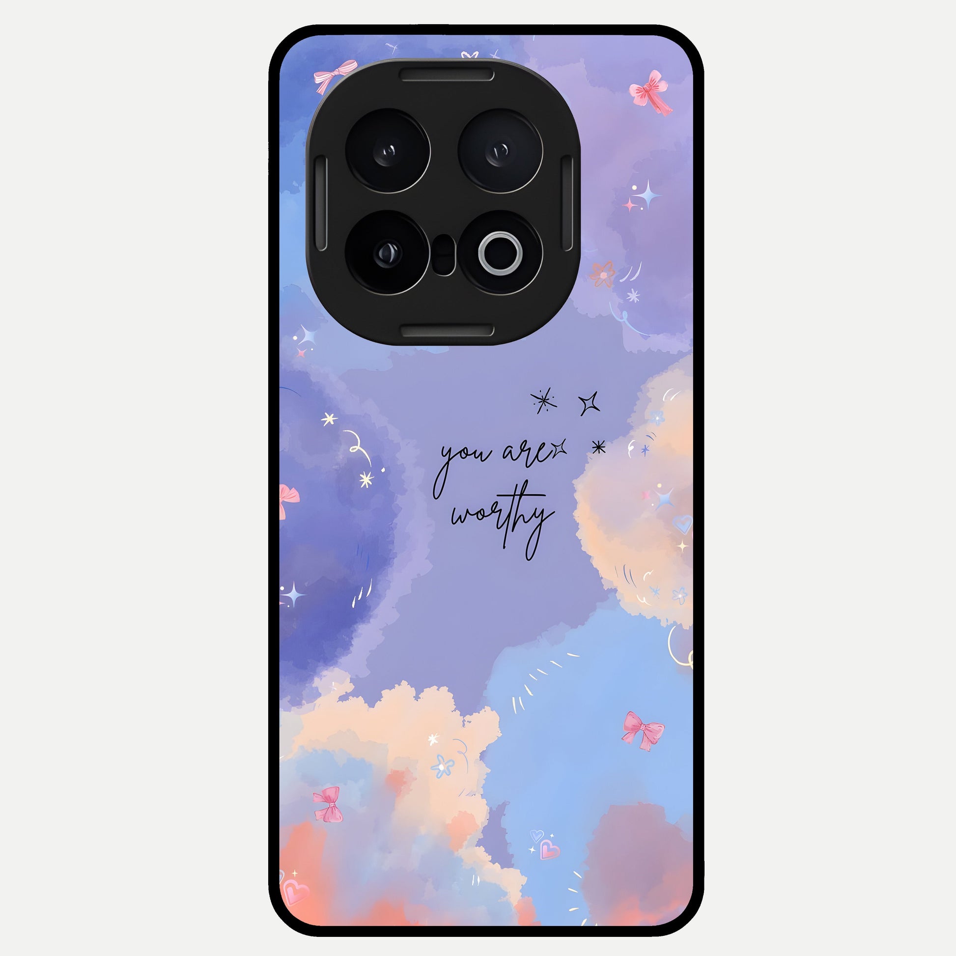  Celestial Cloud Magic Glass Case for iQOO 13 back cover – full design glossy printed glass finish
