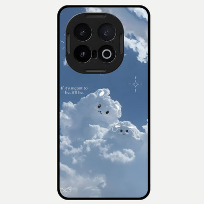  Cloud Bunny Dreams Glass Case for iQOO 13 back cover – full design glossy printed glass finish