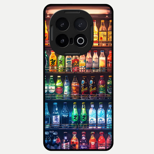  Colorfull Tree Glass Case for iQOO 13 back cover – full design glossy printed glass finish