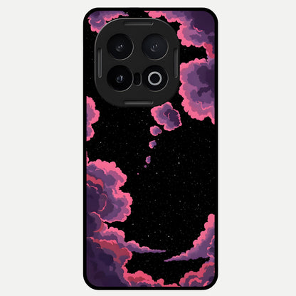 Cosmic Cloud Journey Glass Case for iQOO 13 back cover – full design glossy printed glass finish