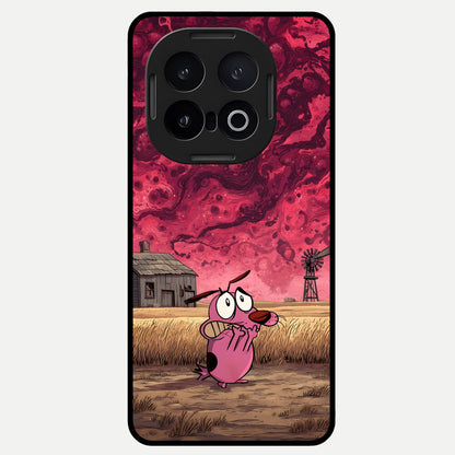  Courage Under Sky Glass Case for iQOO 13 back cover – full design glossy printed glass finish