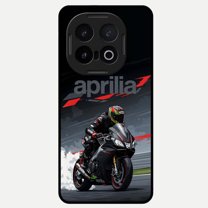  Dark Aprilla Glass Case for iQOO 13 back cover – full design glossy printed glass finish