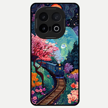  Digital Art Glass Case for iQOO 13 back cover – full design glossy printed glass finish