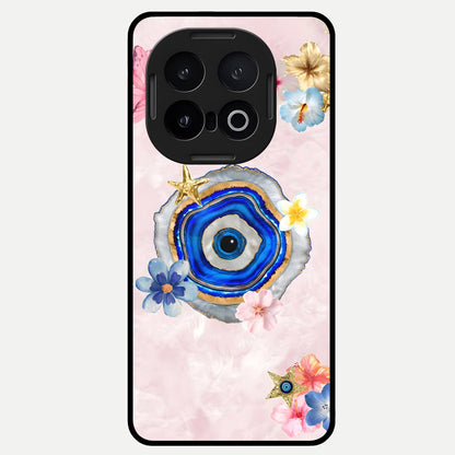  Divine Aura Bloom Glass Case for iQOO 13 back cover – full design glossy printed glass finish