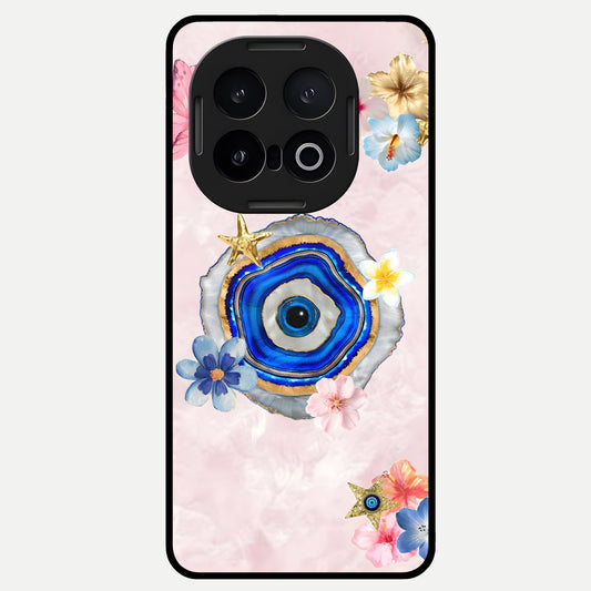 Divine Aura Bloom Glass Case for iQOO 13 back cover – full design glossy printed glass finish
