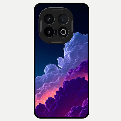  Dreamy Cloud Skies Glass Case for iQOO 13 back cover – full design glossy printed glass finish