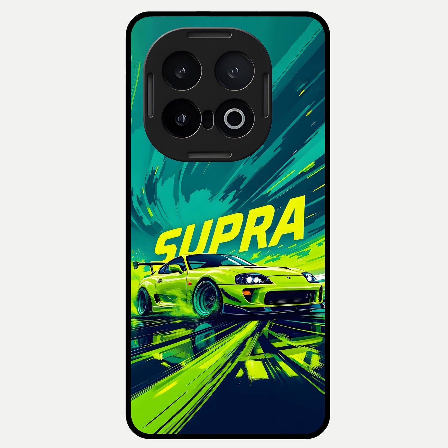  Electric Supra Thunder Glass Case for iQOO 13 back cover – full design glossy printed glass finish