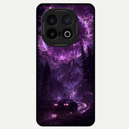  Eternal Cosmic Drive Glass Case for iQOO 13 back cover – full design glossy printed glass finish