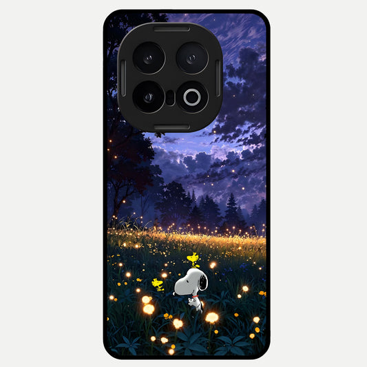  Firefly Meadow Magic Glass Case for iQOO 13 back cover – full design glossy printed glass finish