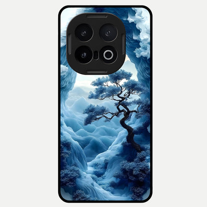  Frozen Serenity Gate Glass Case for iQOO 13 back cover – full design glossy printed glass finish