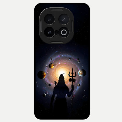  Galactic Shiva Vision Glass Case for iQOO 13 back cover – full design glossy printed glass finish