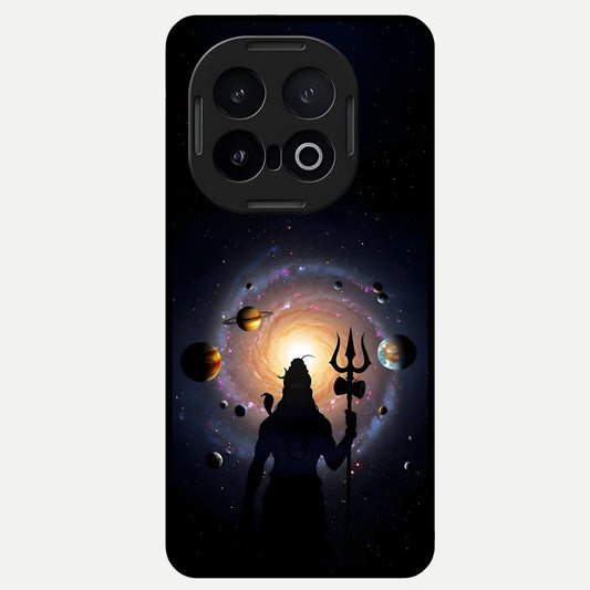  Galactic Shiva Vision Glass Case for iQOO 13 back cover – full design glossy printed glass finish