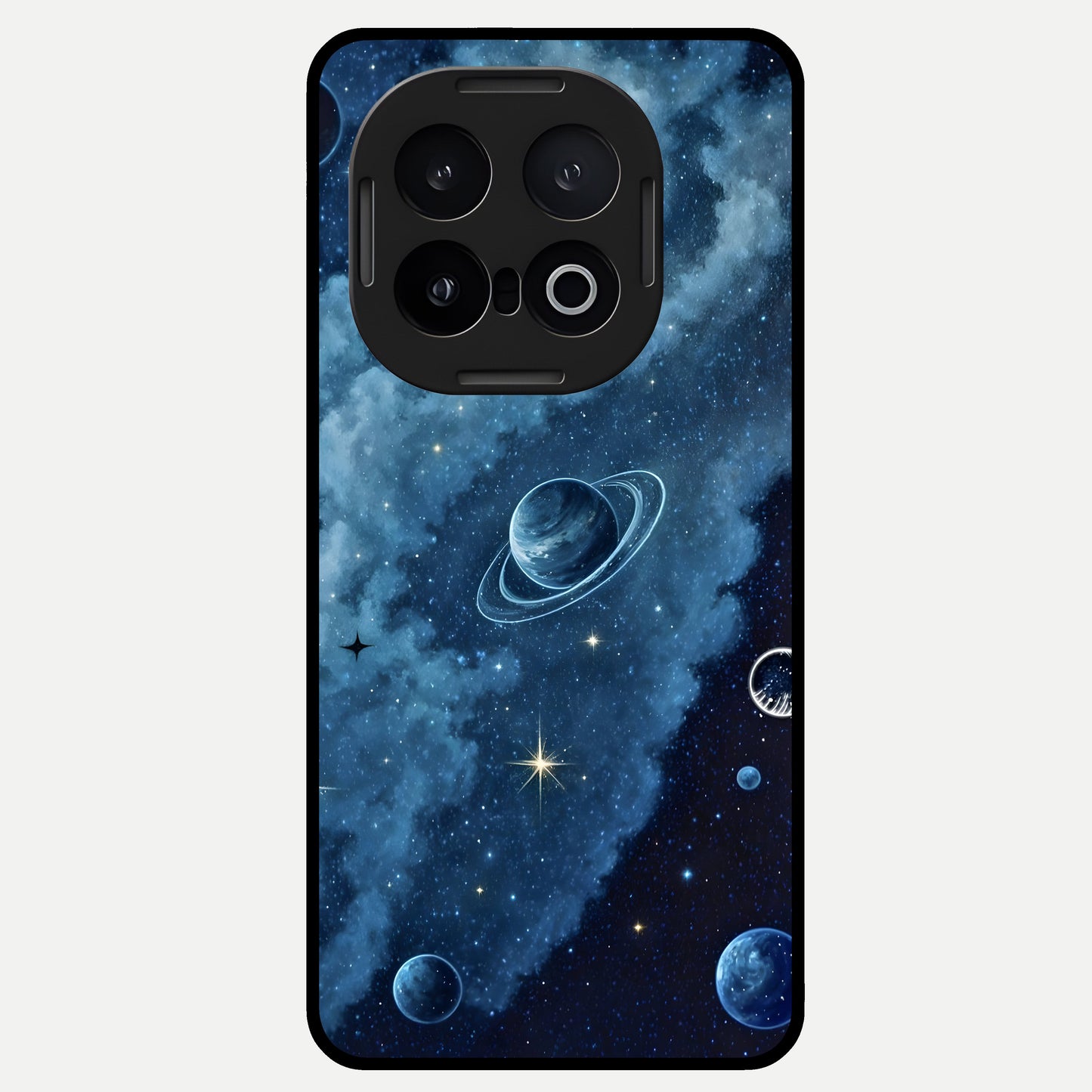  Galaxy Dream Space Glass Case for iQOO 13 back cover – full design glossy printed glass finish
